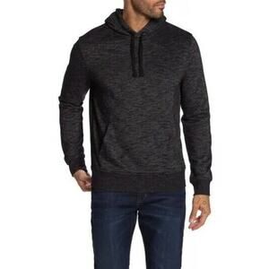 Slate & Stone Hoodie Men's Large Slim Fit Charcoal Gray Black
